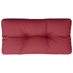 Coussin de palette rouge bordeaux 80x40x12 cm tissu 556060556060