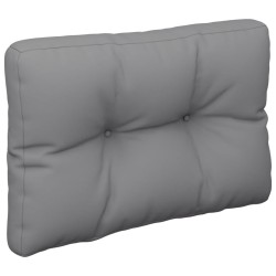 Coussin de palette gris 60x40x12 cm tissu 556061556061