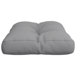 Coussin de palette gris 60x40x12 cm tissu 556061556061