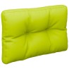 Coussin de palette vert vif 60x40x12 cm tissu 556070556070