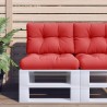 Coussin de palette rouge 60x40x12 cm tissu 556074556074