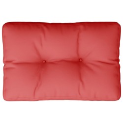 Coussin de palette rouge 60x40x12 cm tissu 556074556074