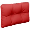 Coussin de palette rouge 60x40x12 cm tissu 556074556074