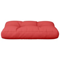 Coussin de palette rouge 60x40x12 cm tissu 556074556074
