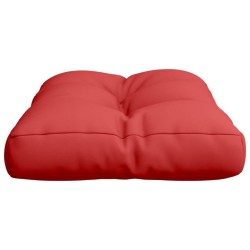 Coussin de palette rouge 60x40x12 cm tissu 556074556074