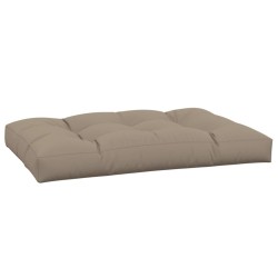 Coussin de palette taupe 120x80x12 cm tissu 556079556079