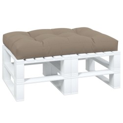 Coussin de palette taupe 120x80x12 cm tissu 556079556079