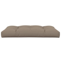 Coussin de palette taupe 120x80x12 cm tissu 556079556079