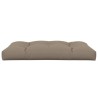 Coussin de palette taupe 120x80x12 cm tissu 556079556079