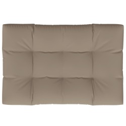Coussin de palette taupe 120x80x12 cm tissu 556079556079
