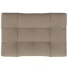 Coussin de palette taupe 120x80x12 cm tissu 556079556079