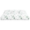 Coussin de palette motif de feuilles 80x80x12 cm tissu 556082556082