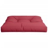 Coussin de palette rouge bordeaux 80x80x12 cm tissu 556084556084