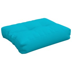 Coussin de palette turquoise 50x40x12 cm tissu 556101556101