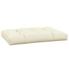 Coussin de palette crème 120x80x12 cm tissu 556104556104
