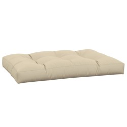 Coussin de palette beige 120x80x12 cm tissu 556106556106