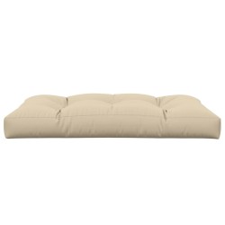 Coussin de palette beige 120x80x12 cm tissu 556106556106