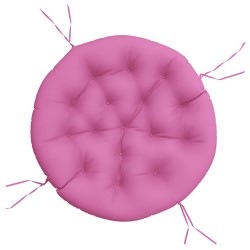 Coussin rond rose Ø 100 x11 cm tissu oxford 556107556107