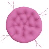 Coussin rond rose Ø 100 x11 cm tissu oxford 556107556107