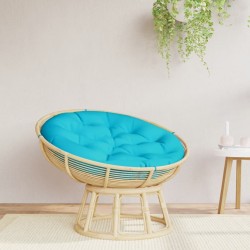 Coussin rond turquoise Ø 100 x11 cm tissu oxford 556108556108