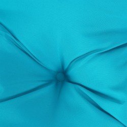 Coussin rond turquoise Ø 100 x11 cm tissu oxford 556108556108