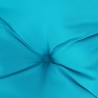 Coussin rond turquoise Ø 100 x11 cm tissu oxford 556108556108