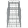 Paniers à gabions arqués 5 pcs 300x50x60/80 cm fer galvanisé 556118556118