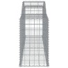 Paniers à gabions arqués 4 pcs 300x50x80/100 cm fer galvanisé 556119556119