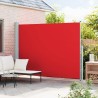 Auvent latéral rétractable de patio 220x300 cm Rouge 556132556132