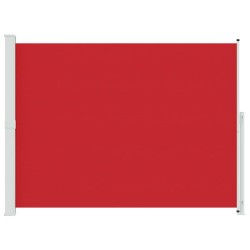 Auvent latéral rétractable de patio 220x300 cm Rouge 556132556132