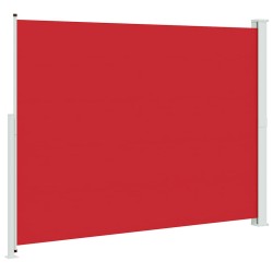 Auvent latéral rétractable de patio 220x300 cm Rouge 556132556132