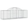 Paniers à gabions arqués 8 pcs 200x50x60/80 cm Fer galvanisé 556137556137