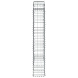 Paniers à gabions arqués 3 pcs 200x50x220/240 cm Fer galvanisé 556143556143