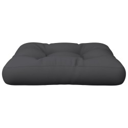 Coussin de palette noir 58x58x10 cm tissu 556145556145