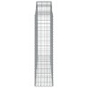 Paniers à gabions arqués 4 pcs 200x50x160/180 cm Fer galvanisé 556146556146