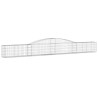 Paniers à gabions arqués 6 pcs 400x30x40/60 cm Fer galvanisé 556148556148