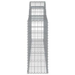 Paniers à gabions arqués 5 pcs 300x30x80/100 cm fer galvanisé 556150556150