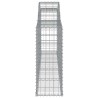 Paniers à gabions arqués 5 pcs 300x30x80/100 cm fer galvanisé 556150556150