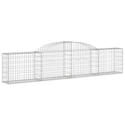 Paniers à gabions arqués 5 pcs 300x30x60/80 cm Fer galvanisé 556156556156