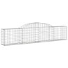 Paniers à gabions arqués 5 pcs 300x30x60/80 cm Fer galvanisé 556156556156