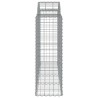 Paniers à gabions arqués 5 pcs 200x50x120/140 cm Fer galvanisé 556161556161
