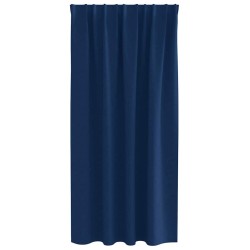 Rideaux occultants avec anneaux 2 pcs Bleu foncé 175 x 140 cm 556175556175