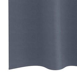 Rideaux occultants avec anneaux 2 pcs Anthracite 225 x 140 cm 556180556180