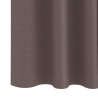 Rideaux occultants avec anneaux 2 pcs Marron foncé 260 x 140 cm 556181556181