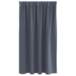 Rideaux occultants avec anneaux 2 pcs Anthracite 140 x 140 cm 556182556182