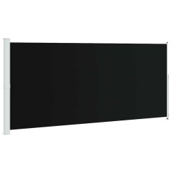 Auvent latéral rétractable de patio 220x500 cm Noir 556201556201