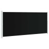 Auvent latéral rétractable de patio 220x500 cm Noir 556201556201