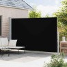 Auvent latéral rétractable de patio 220x500 cm Noir 556201556201