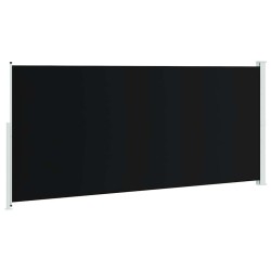 Auvent latéral rétractable de patio 220x500 cm Noir 556201556201