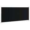 Auvent latéral rétractable de patio 220x500 cm Noir 556201556201